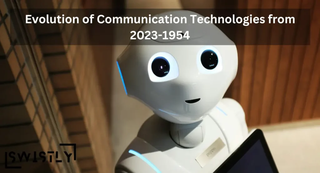 Evolution of Communication Technologies from 2023-1954